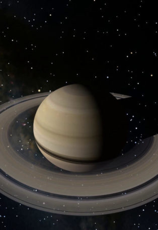 img poster fulldome show Voyager 2 at Saturn
